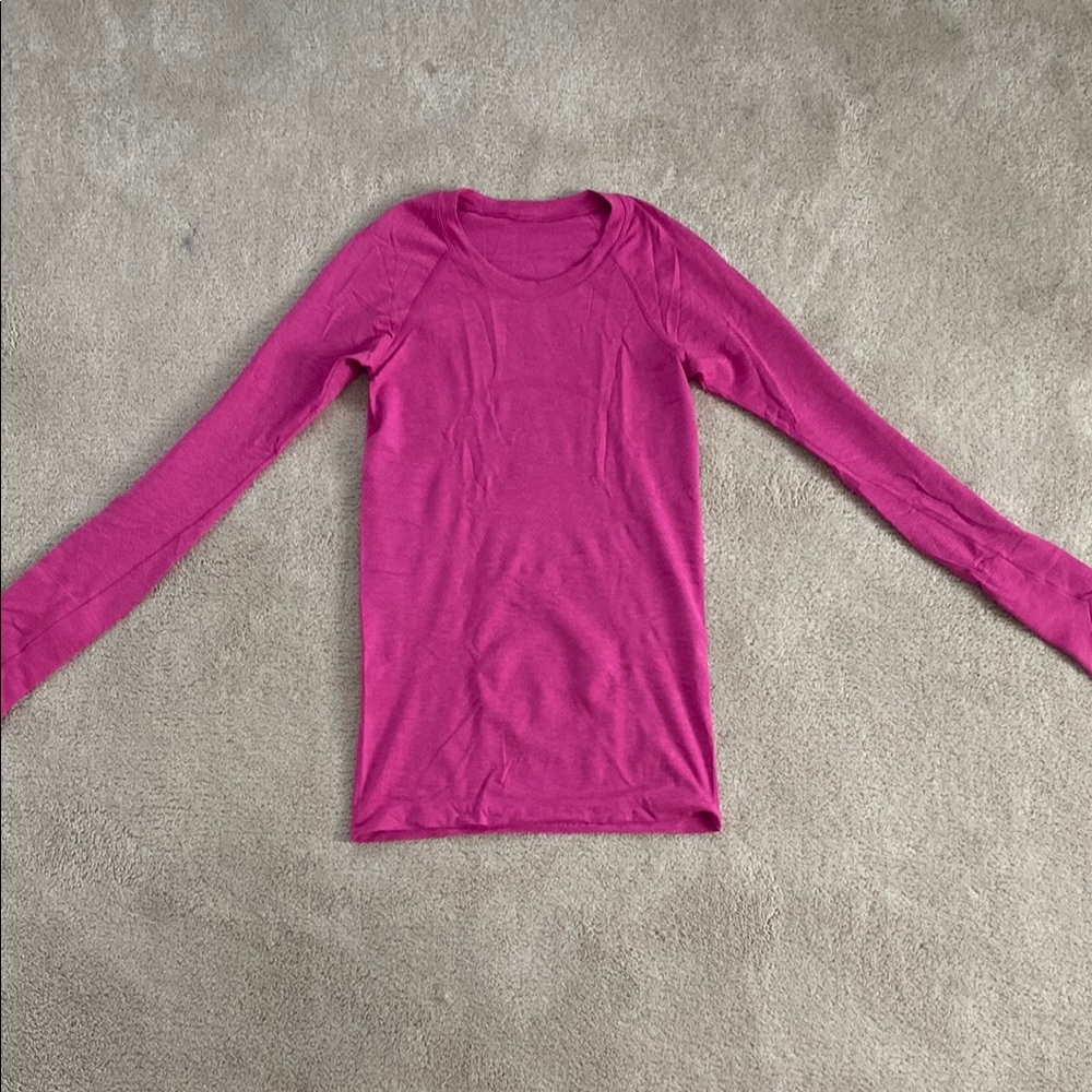 lululemon athletica Pink Long Sleeve Top